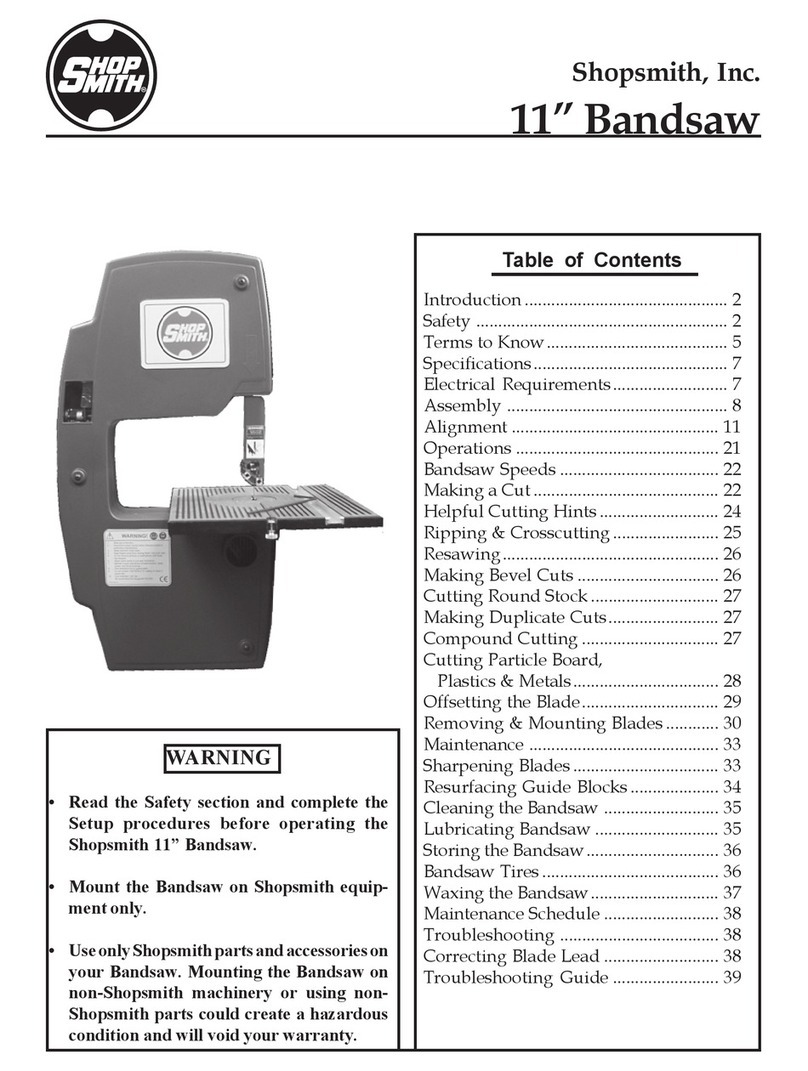 Shopsmith 11" manual Shopsmith 11" manual