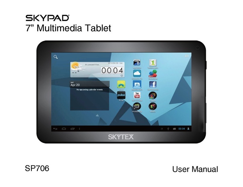Skytex Skypad SP706 User manual