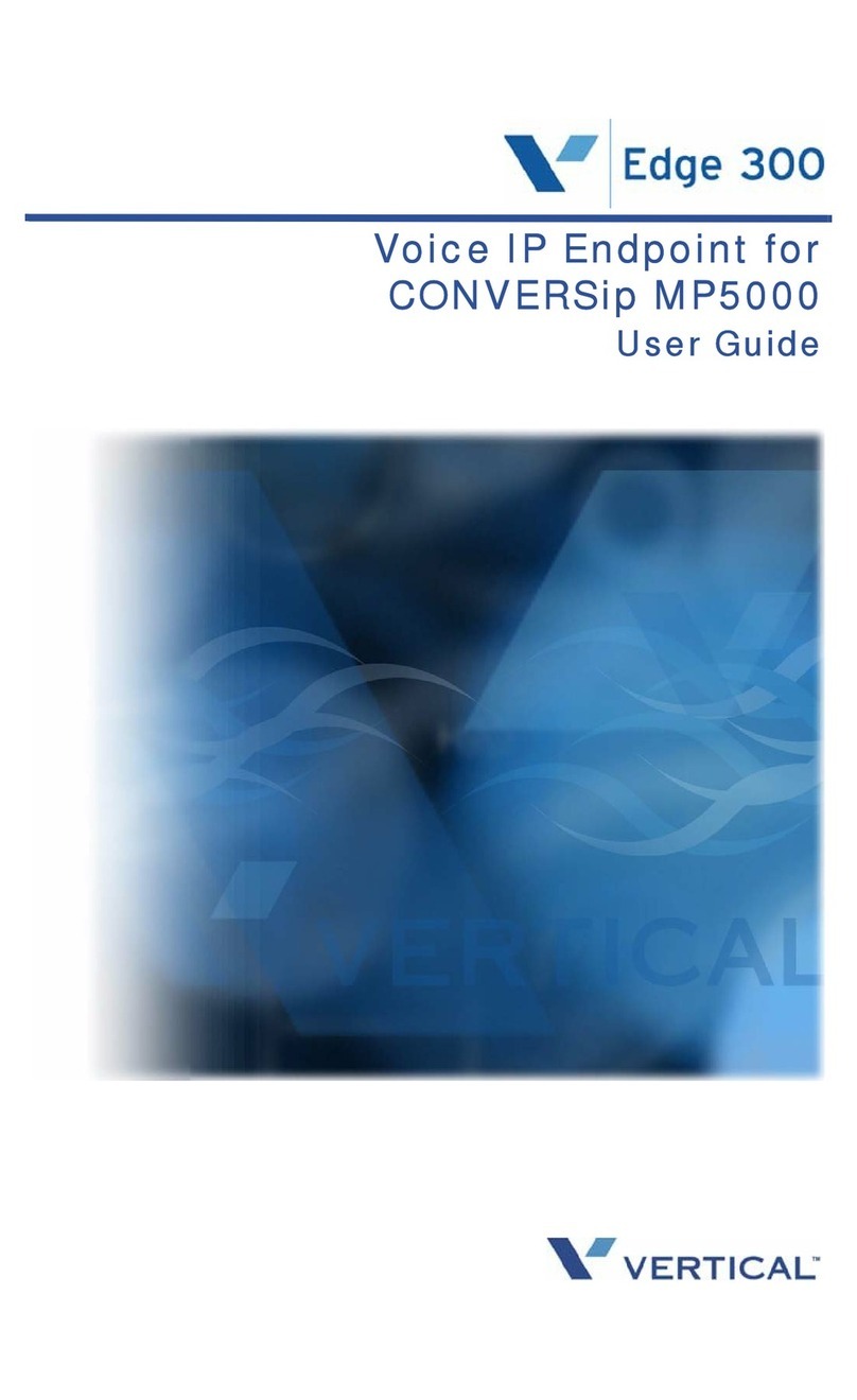 Vertical CONVERSip Edge 300 User manual