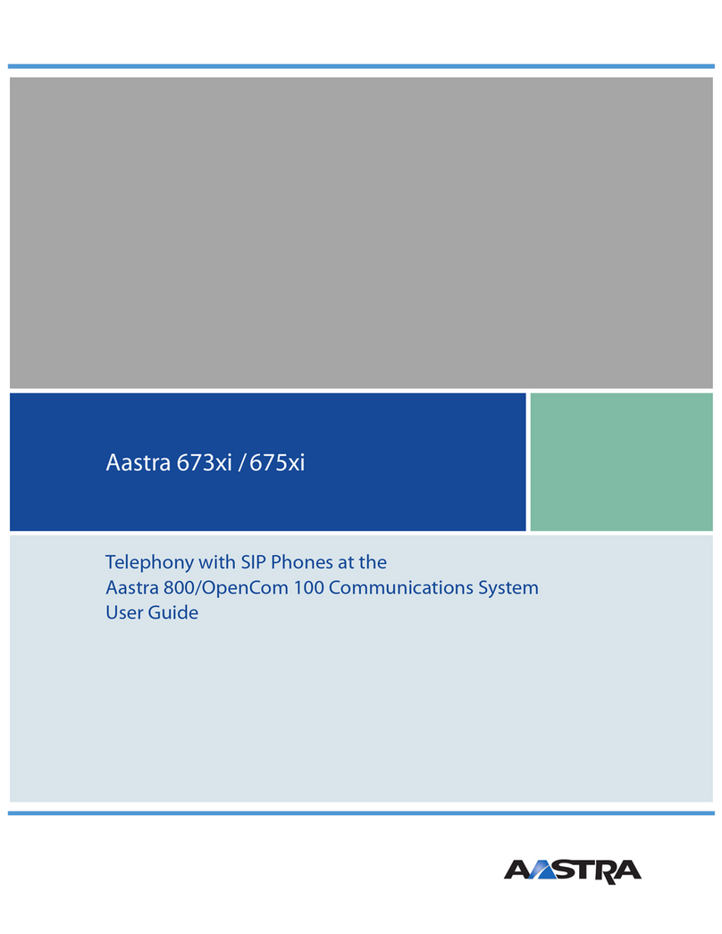 Aastra 673xi User manual