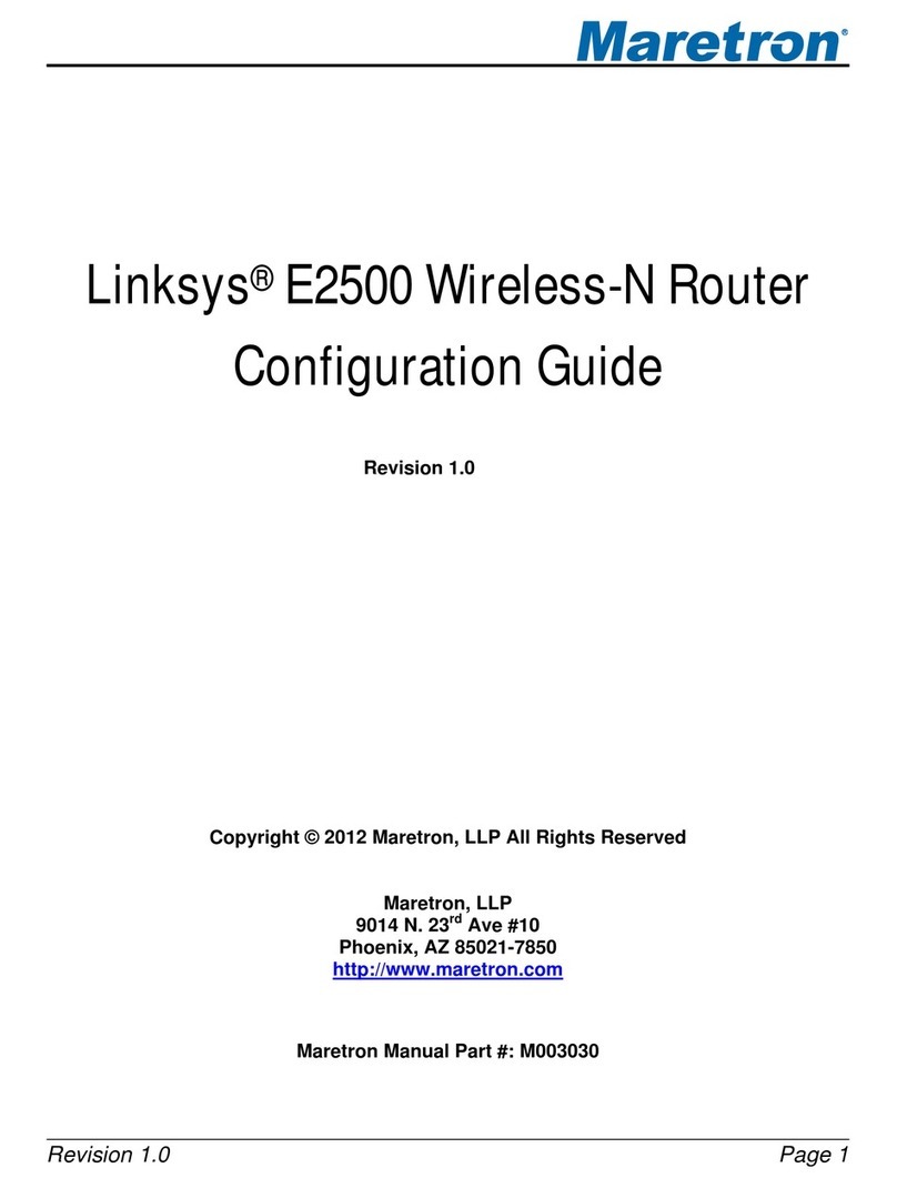 Linksys E2500 User manual Linksys E2500 User manual