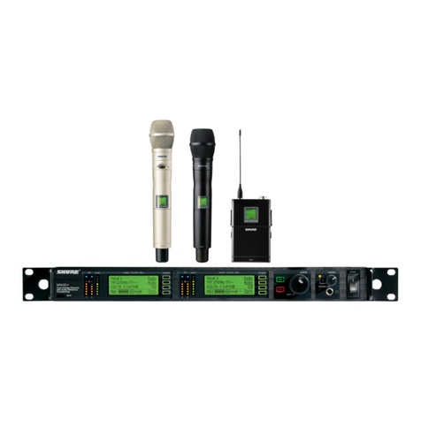 Shure UHF-R MW User manual