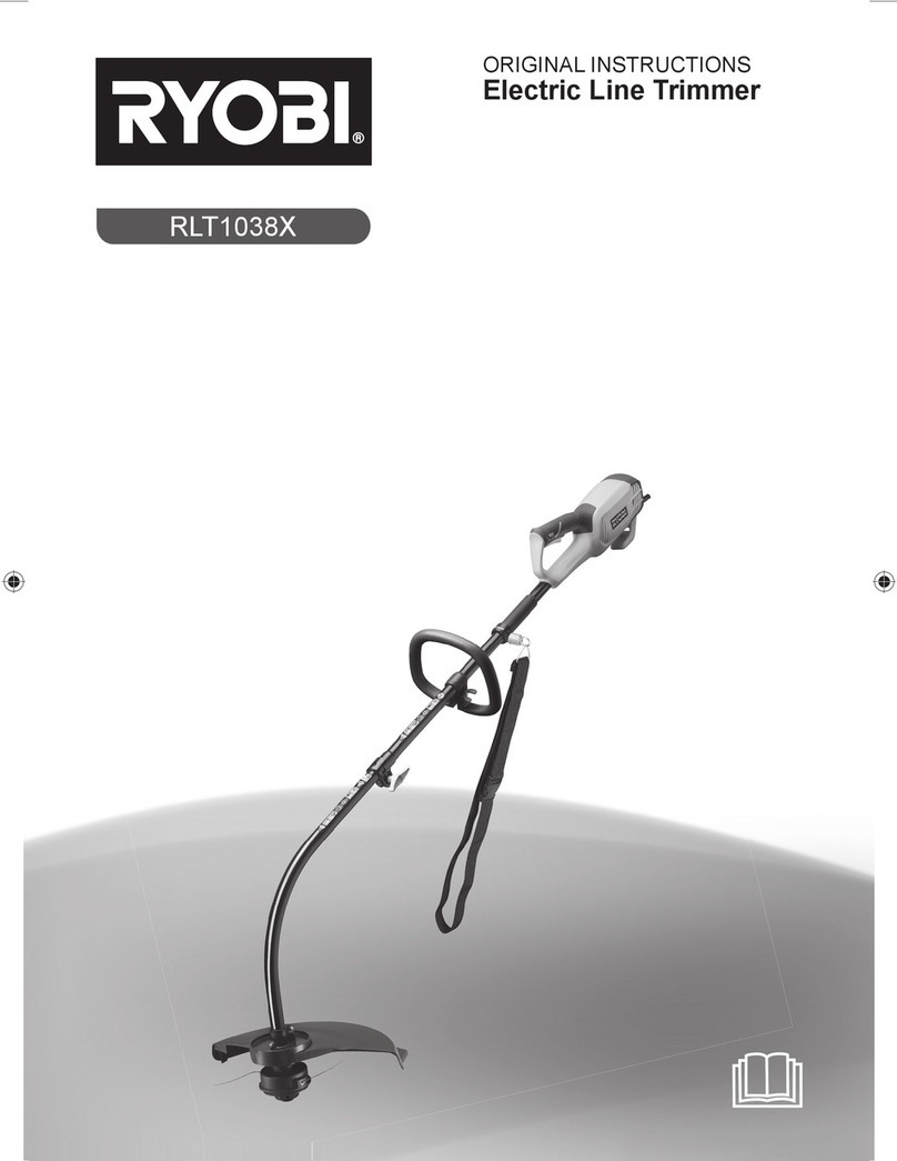 Ryobi RLT1038X User manual Ryobi RLT1038X User manual