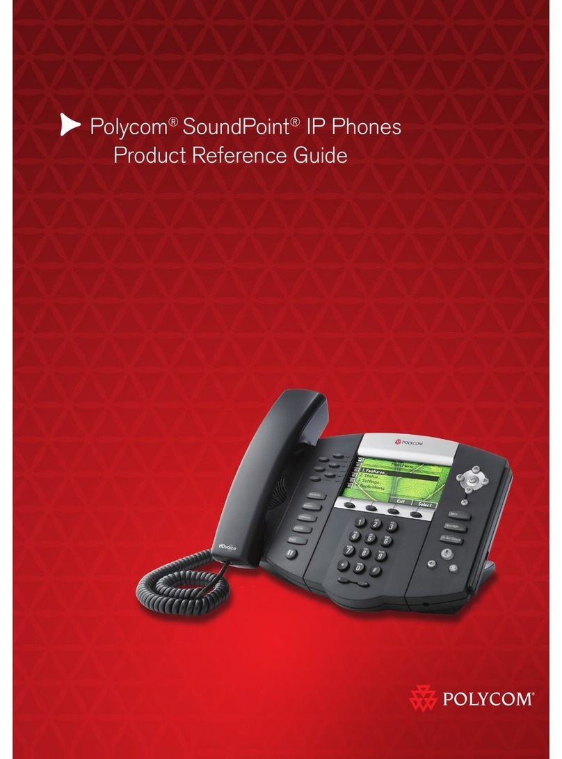 Polycom SoundPoint Installation and operation manual Polycom SoundPoint Installation and operation manual