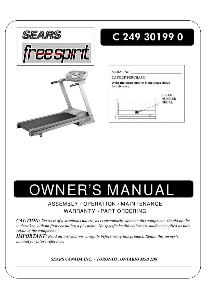 Sears Free Spirit C 249 30199 0 User manual