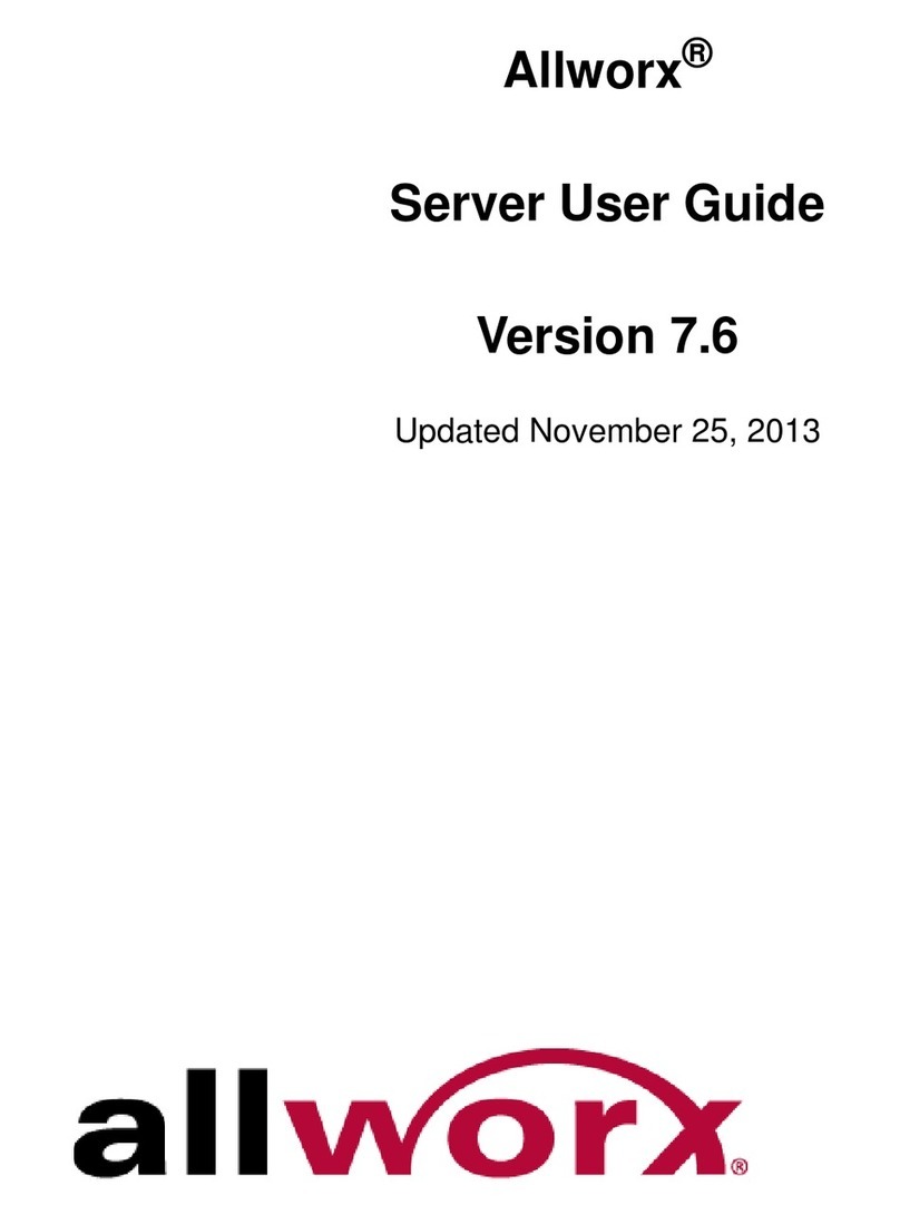 Allworx Server user guide