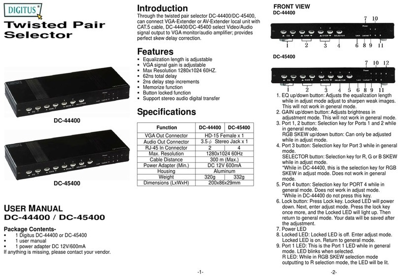 Digitus DC-44400 User manual