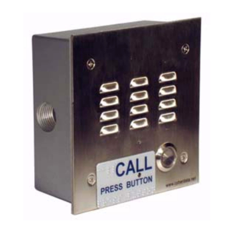 CyberData VoIP Intercom 010935B User manual