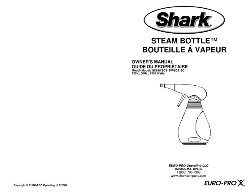 Shark SC618 owner's manual
