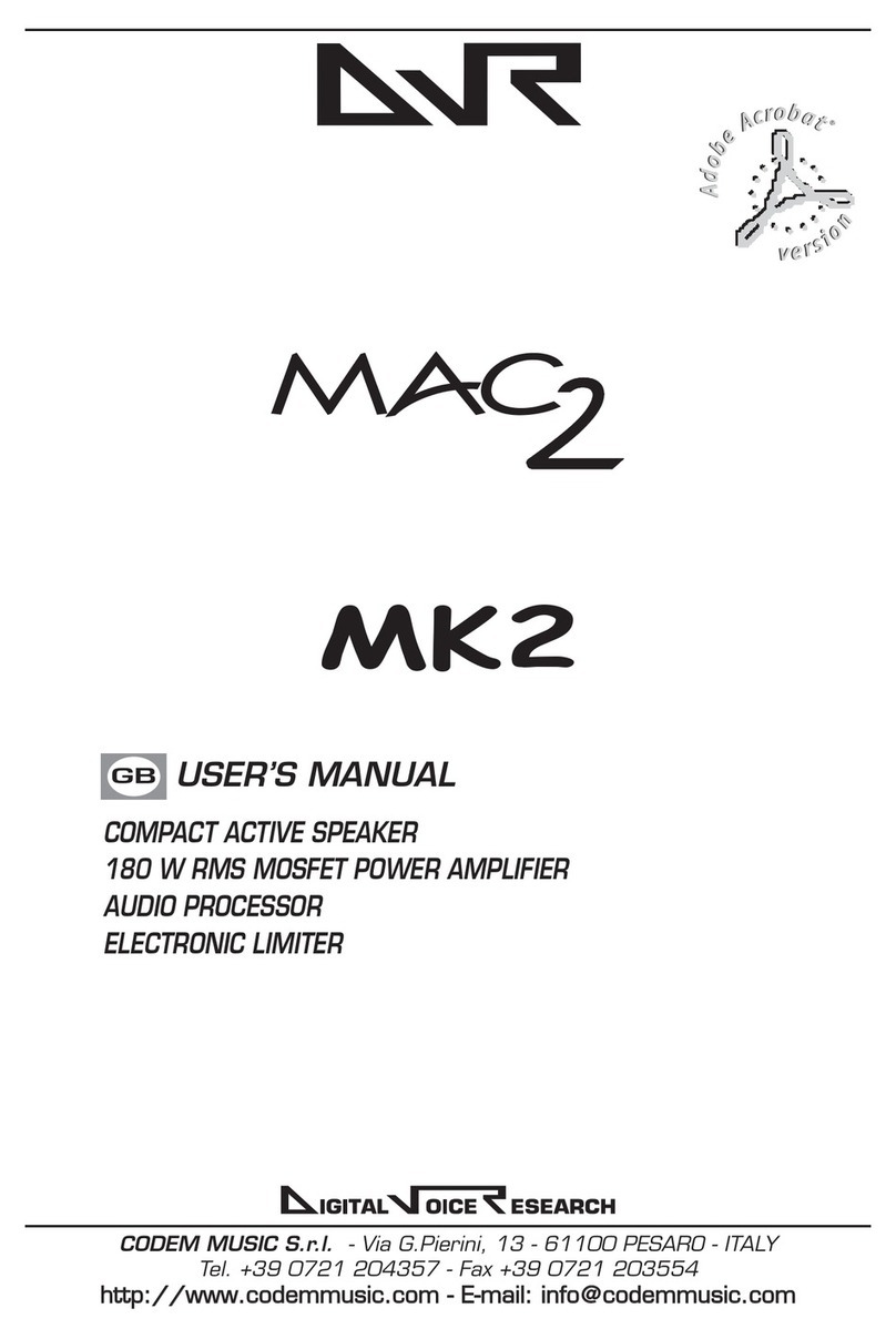 Digital Voice Research MAC 2 user manual