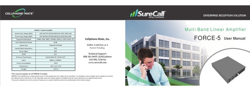 Cellphone-Mate SureCall Force-5 user manual