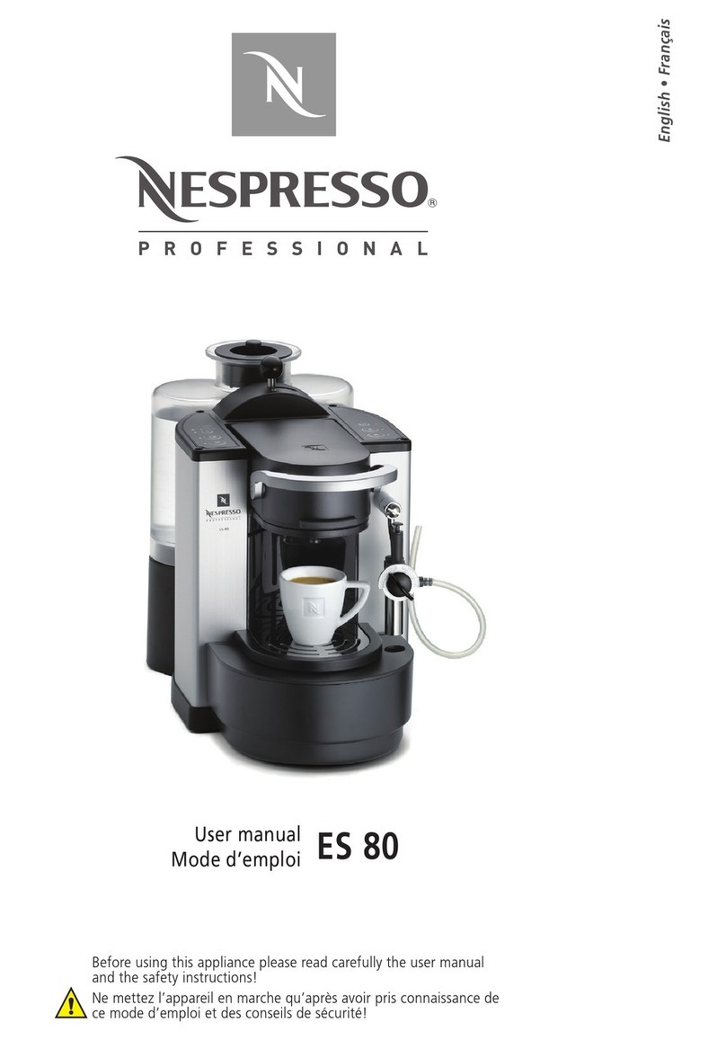Nespresso ES 80 user manual