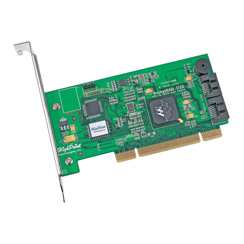 HighPoint RocketRAID 1720 User manual