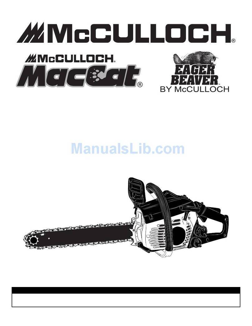 McCulloch MS354 User manual