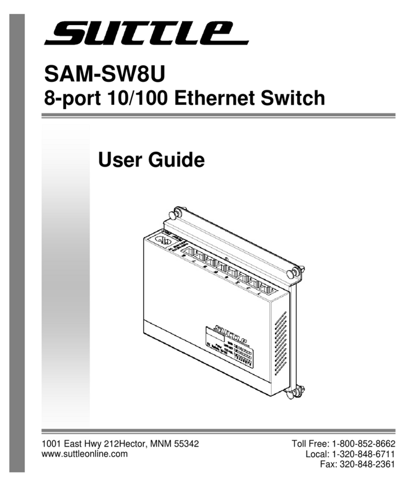 Suttle SAM-SW8U user guide