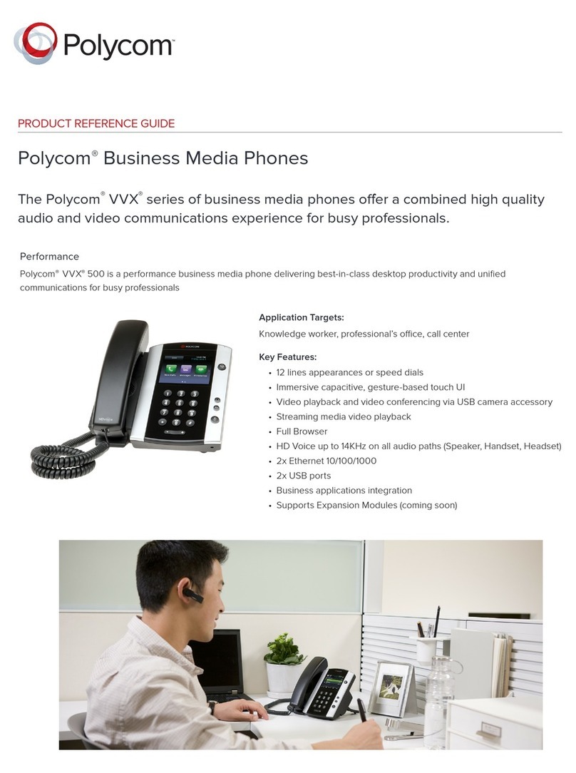 Polycom VVX 1500 C Installation and operation manual