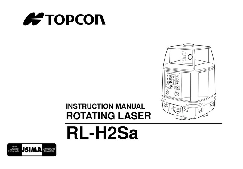 Topcon RL-H2Sa User manual Topcon RL-H2Sa User manual