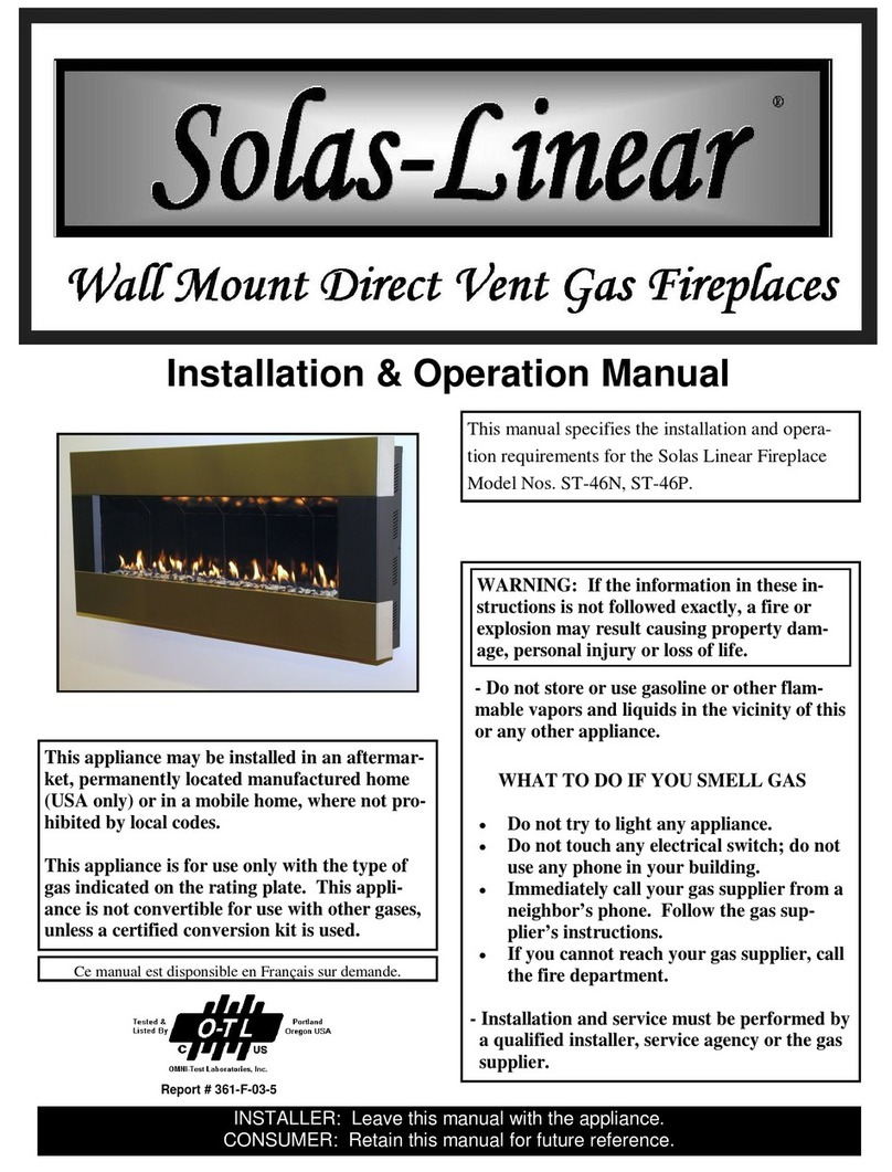 Solas-Linear ST-46N Installation & operation manual
