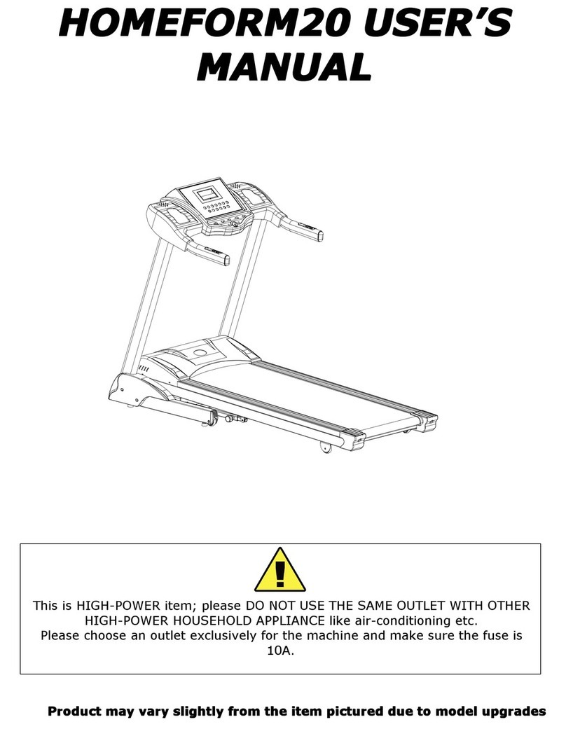 Tool Fitness Homeform20 user manual