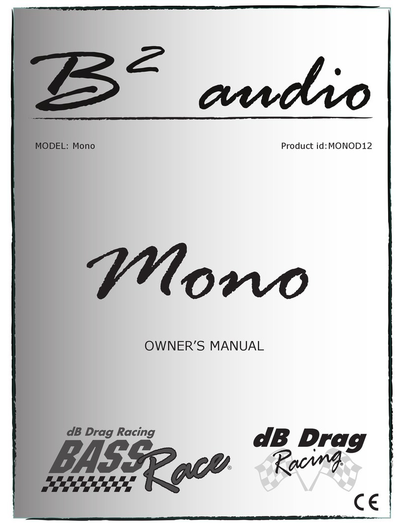 B2 Audio Mono User manual