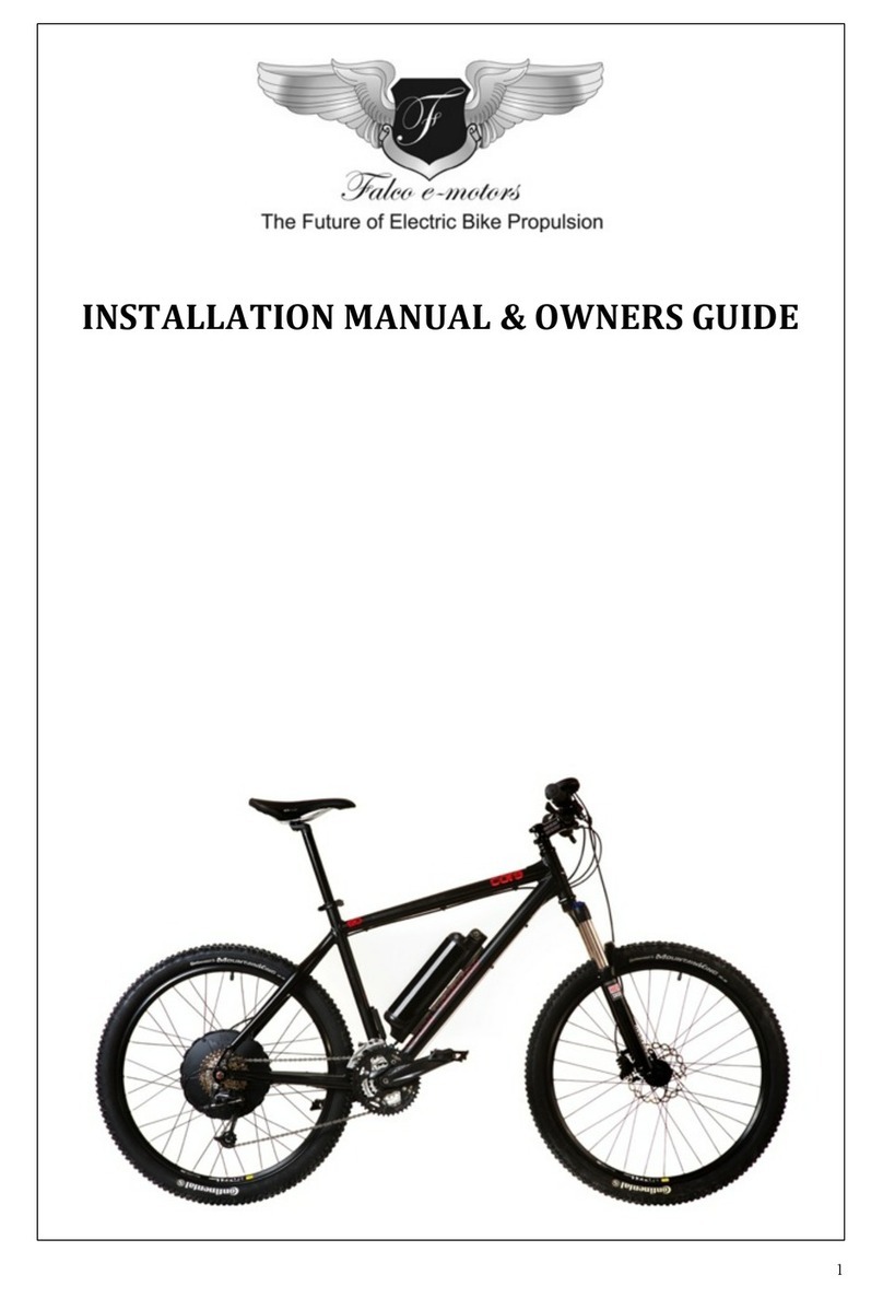 Falco e-motors Intelligent energy management system Installation manual and owner's guide