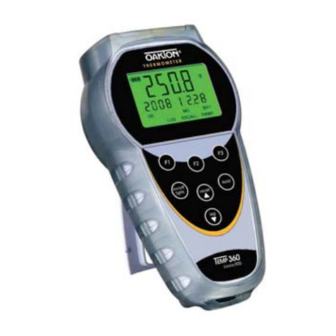 Oakton Temp-360 User manual
