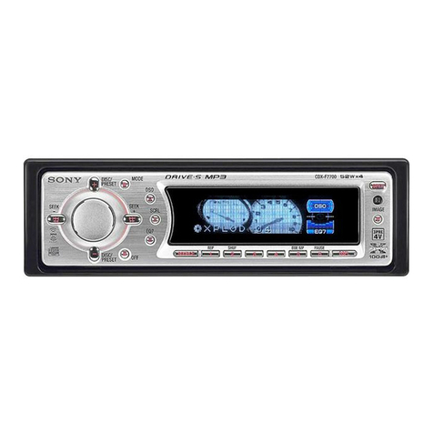 Sony CDX-F7500 Service manual