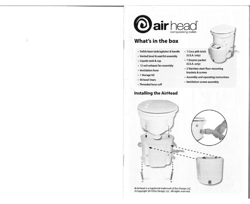 AIRHEAD Composting Toilet manual