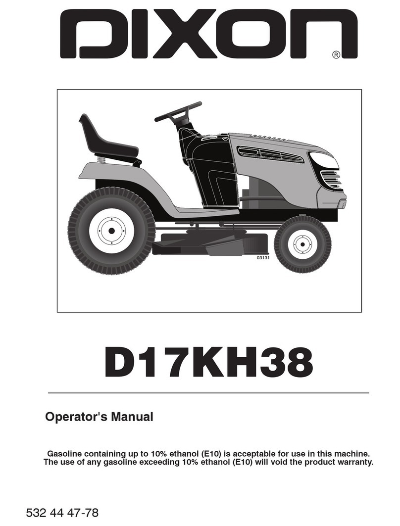 Dixon D17KH38 Operator's manual