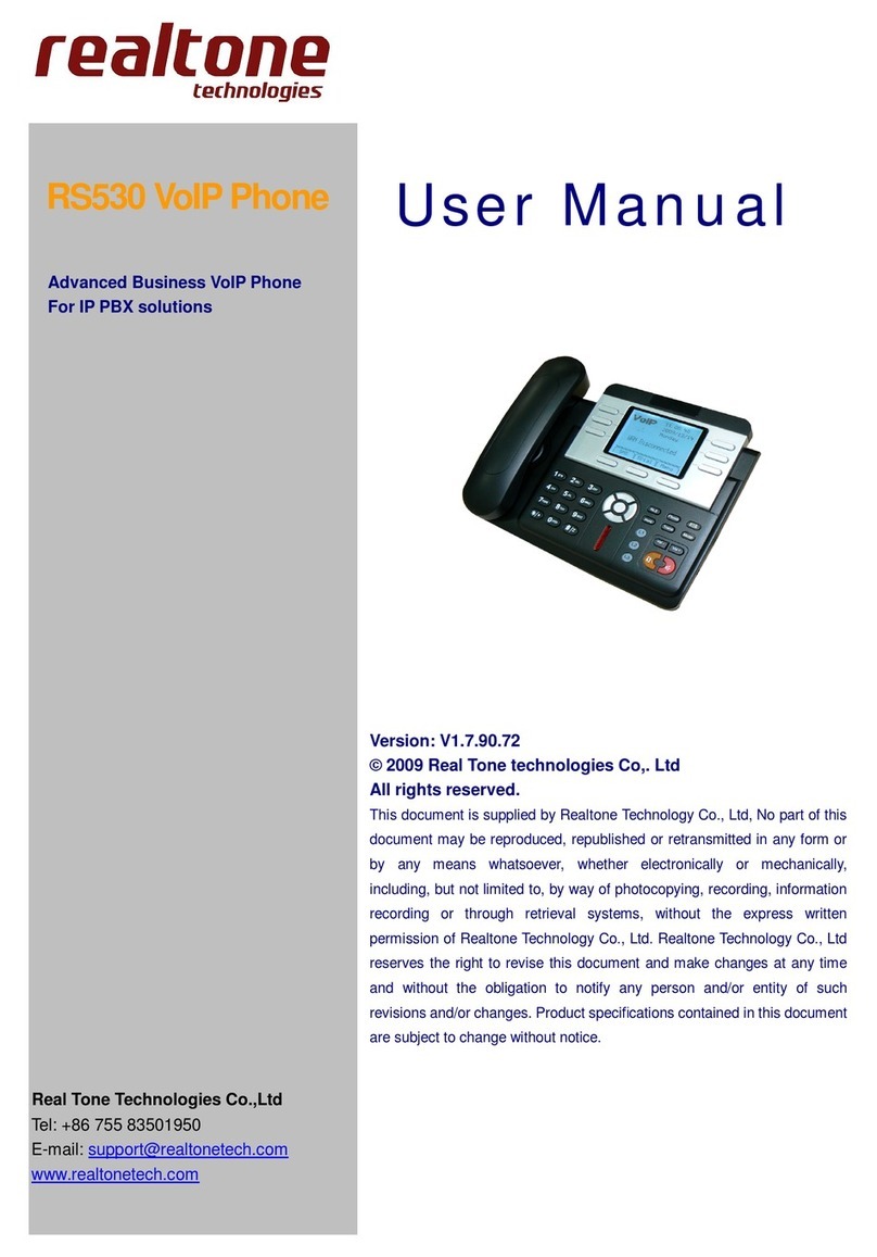 Real Tone Technology RS530 user manual