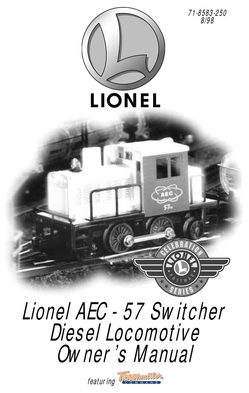 Lionel AEC - 57 Switcher owner's manual