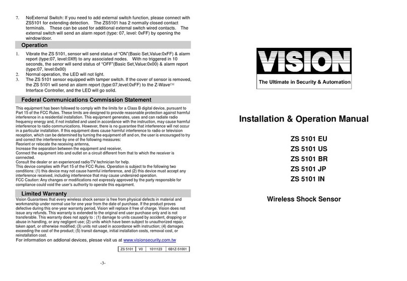 Vision ZS 5101 EU User manual