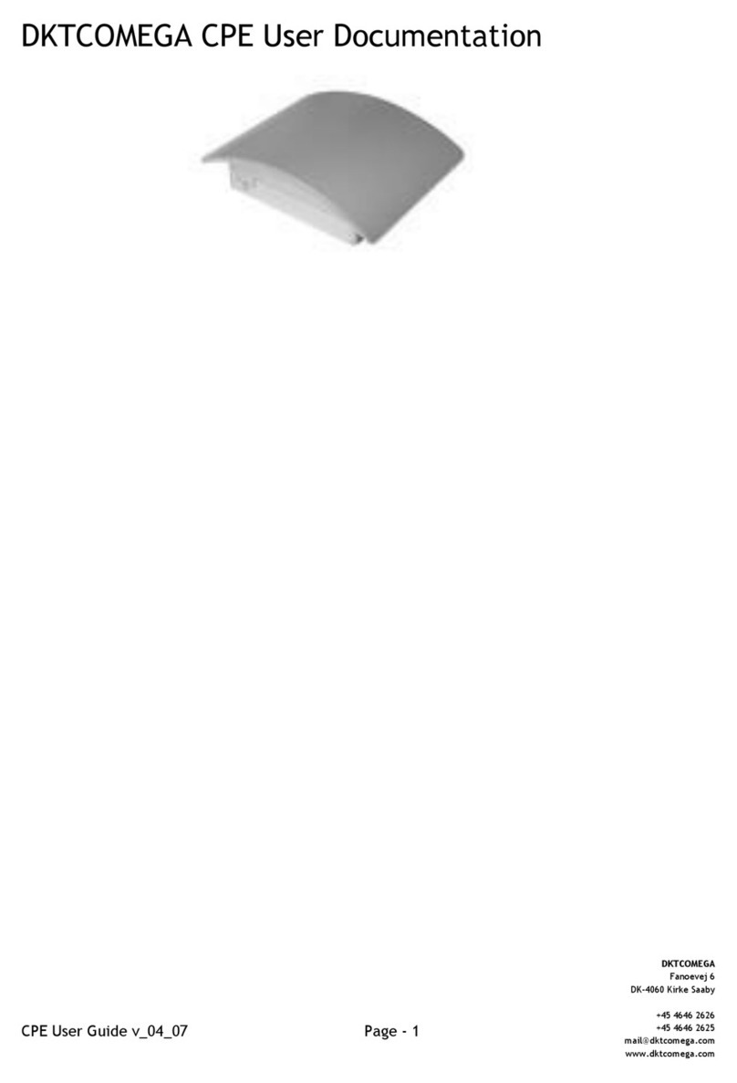 DKT Comega CPE User documentation