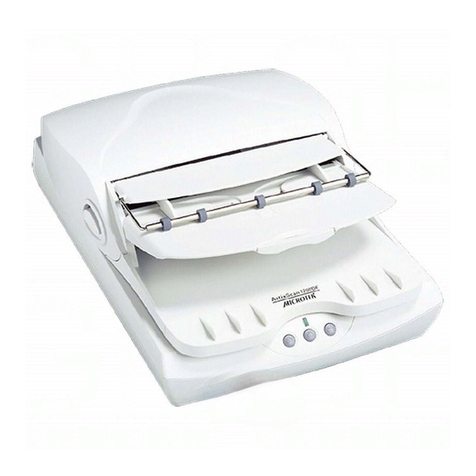 Microtek ArtixScan1200DF user manual
