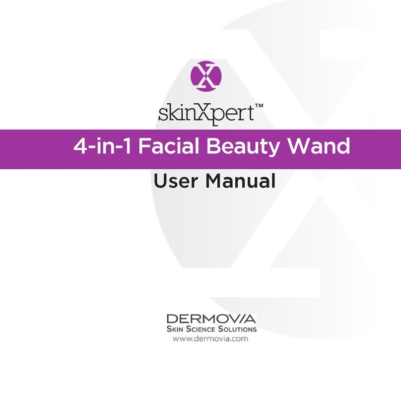 Dermovia 4-in-1 Facial Beauty Wand user manual