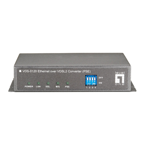 LevelOne VDS-0120 PSE user manual LevelOne VDS-0120 PSE user manual