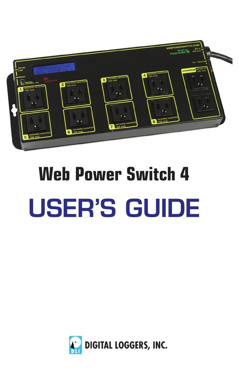 Digital Loggers Web Power Switch 4 User manual