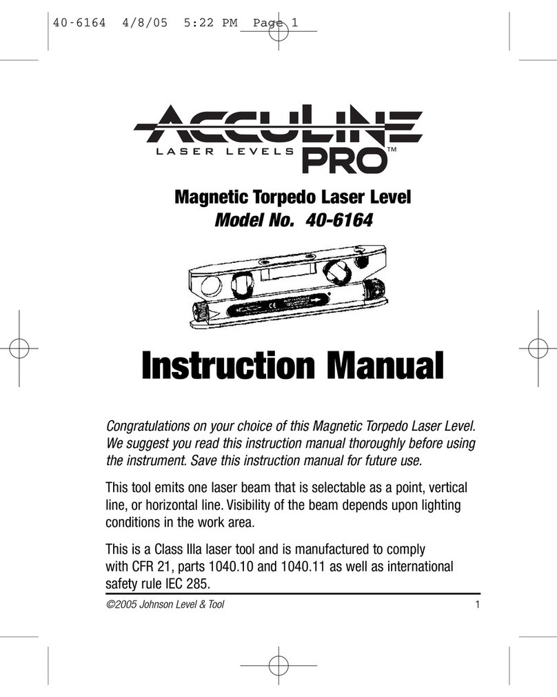 Johnson Level & Tool 40-6164 User manual Johnson Level & Tool 40-6164 User manual