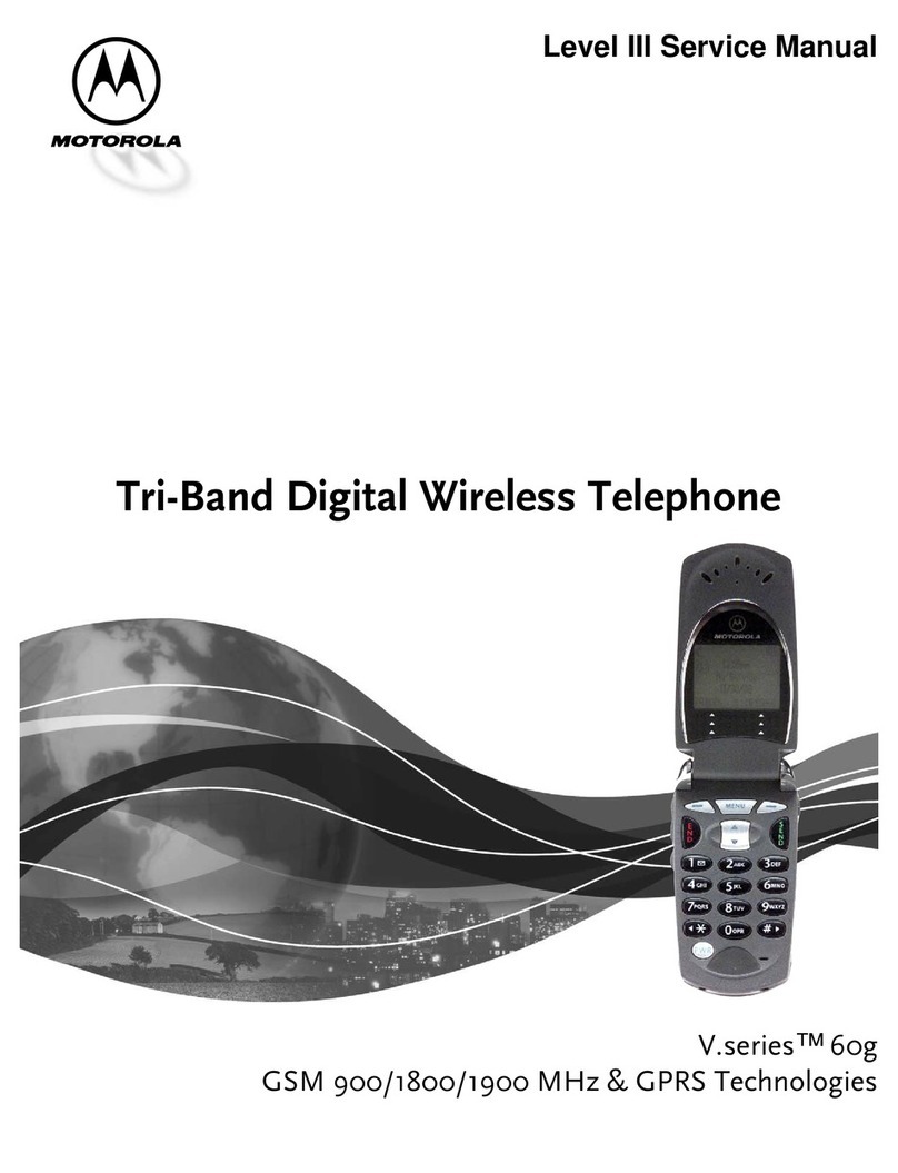 Motorola V series 60g User manual