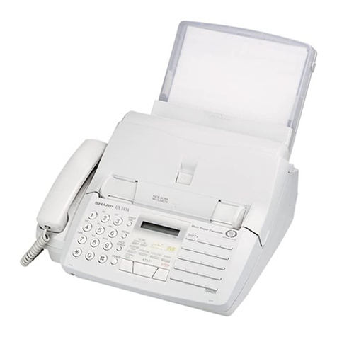 Sharp UX-510A User manual