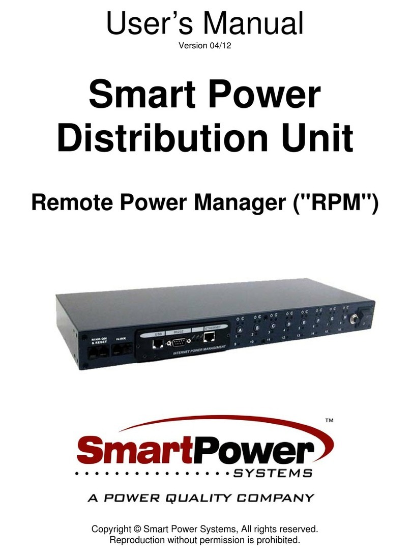 Smart power Distribution Unit user manual