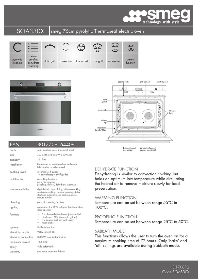 Smeg SOA330X User manual