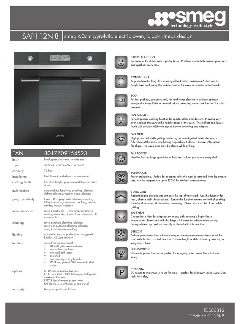 Smeg SAP112N-8 User manual