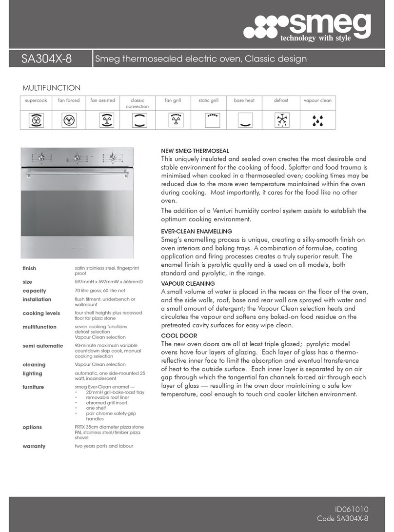 Smeg SA304X-8 User manual
