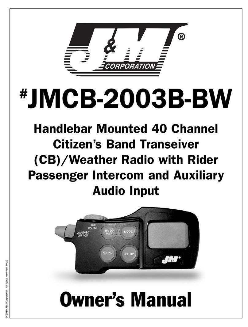 J&M Corporation JMCB-2003B-BW owner's manual J&M Corporation JMCB-2003B-BW owner's manual