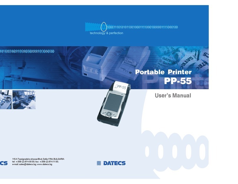 Datecs PP-55 user manual