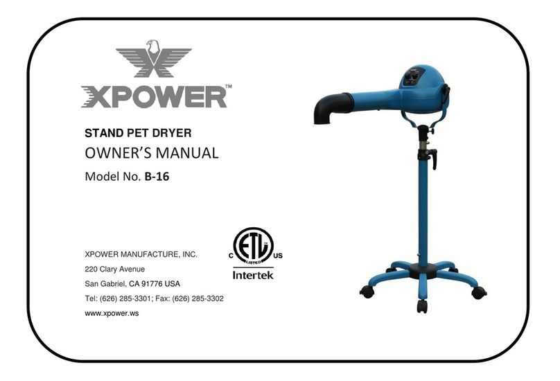 XPower B-16 User manual