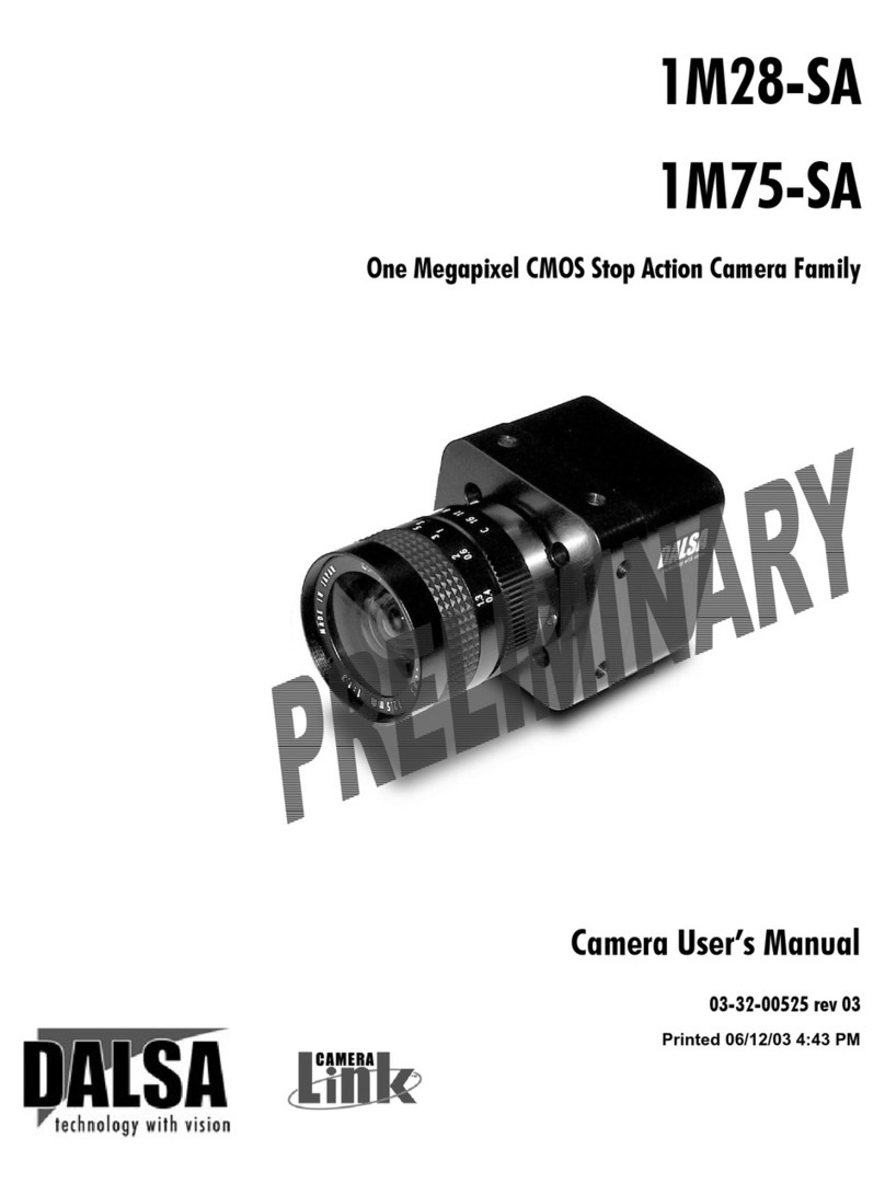 Dalsa 1M75-SA User manual