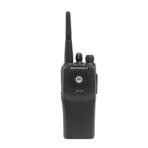 Motorola CP 140 User manual