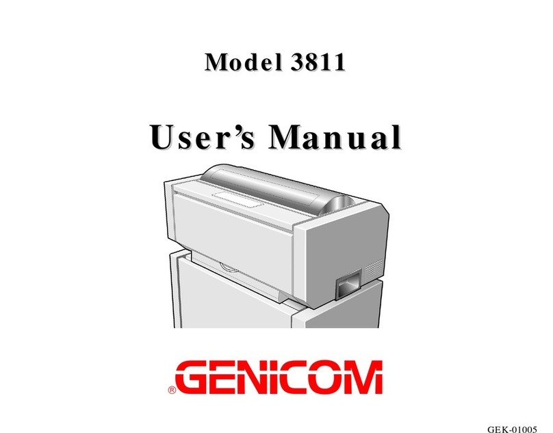 Genicom 3811 User manual